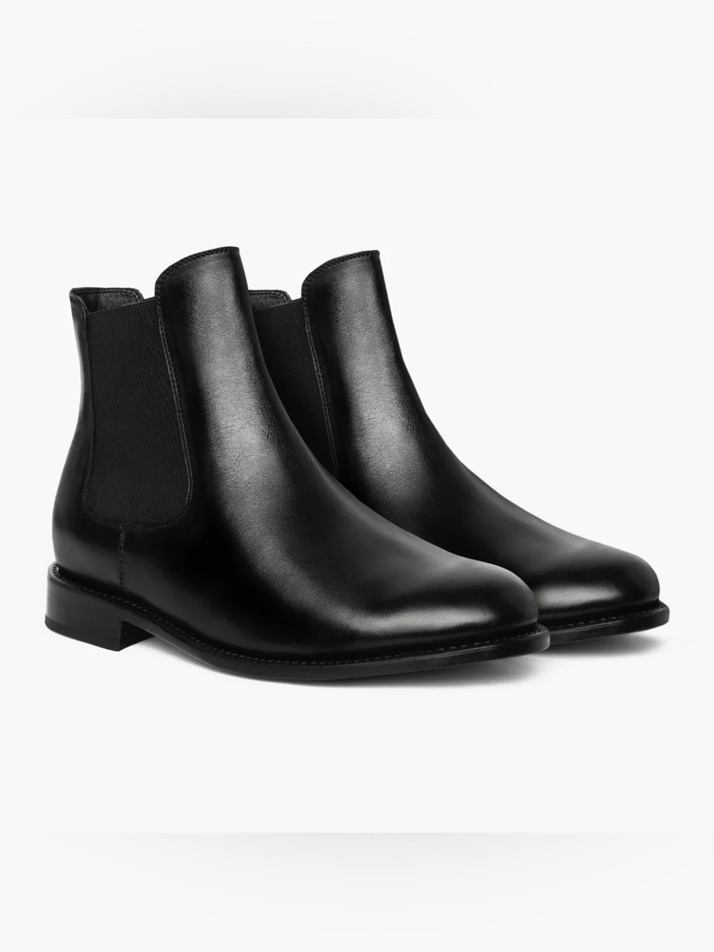 Thursday Boot Company Black Leather Chelsea Cavalier Boots